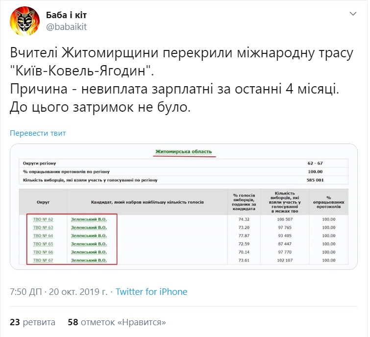 Празднуют конец эпохи бедности: в сети высмеяли протесты учителей на Житомирщине. ФОТО