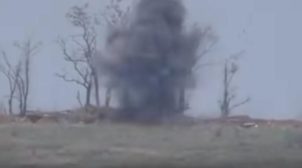 В сети появилось новое видео уничтожения позиций оккупантов на Донбассе. ВИДЕО