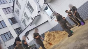 «Подметают песок и разгребают помои»: в Харькове издеваются над курсантами Нацгвардии. ВИДЕО
