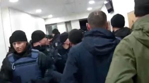 Нацгвардия штурмом взяла зал суда, где должна была состояться апелляция Юлии Кузьменко