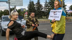 Ликвидирован террорист, который издевался над украинкой Ириной Довгань в Донецке. ФОТО