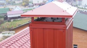 Типы дымоходов для отопительных котлов на дровах