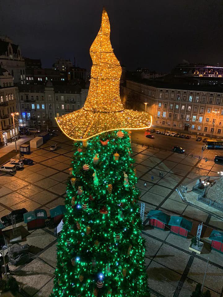 Главную елку страны украсили в тематике «волшебный лес». ФОТО