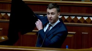 “Рашизм не пройде”: заява нардепа “Голосу” ледь не спровокувала сутичку з Ківою. ВІДЕО