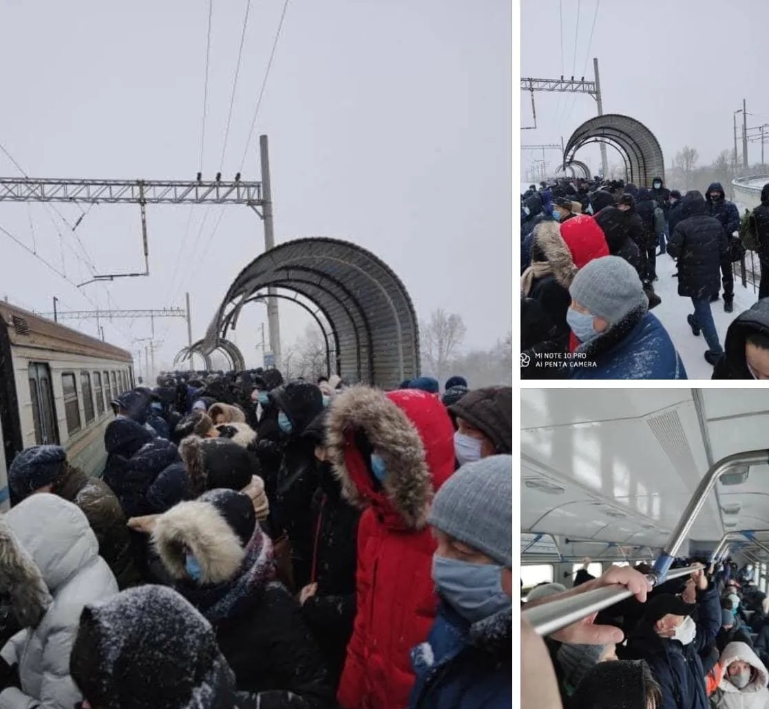 Из-за снегопадов Киев третий день стоит в пробках, люди не могут нормально добраться на работу и домой. ФОТО