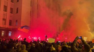В МВД готовят ряд подозрений участникам акции протеста возле Офиса президента