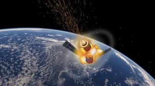 Метеорологический спутник США взорвался в космосе