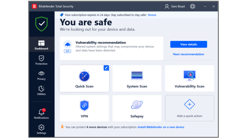 Глобальний лідер у галузі кібербезпеки – антивірус Bitdefender