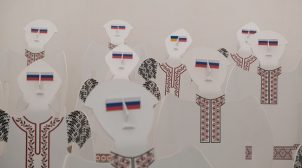 Художника Салевича вызвали в СБУ из-за его инсталляции «Хохлы»