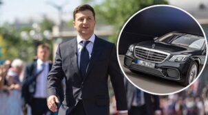 Четыре полицейских машины, скорая и 10 автомобилей сопровождения: из-за кортежа Зеленского перекрыли центр Киева. ВИДЕО