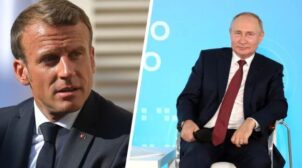 “Я прошу вас зупинитися” – Макрон звернувся до Путіна