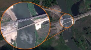 Окупанти добудували понтонну переправу через річку Оскіл на Харківщині