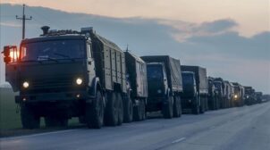 Из Мелитополя в Херсон выехала большая колонна техники оккупантов