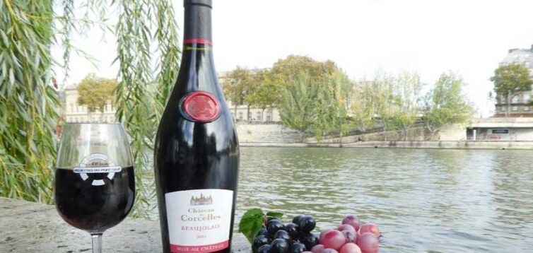 Святкування відкриття першої пляшки Beaujolais Nouveau 2022 у Франції