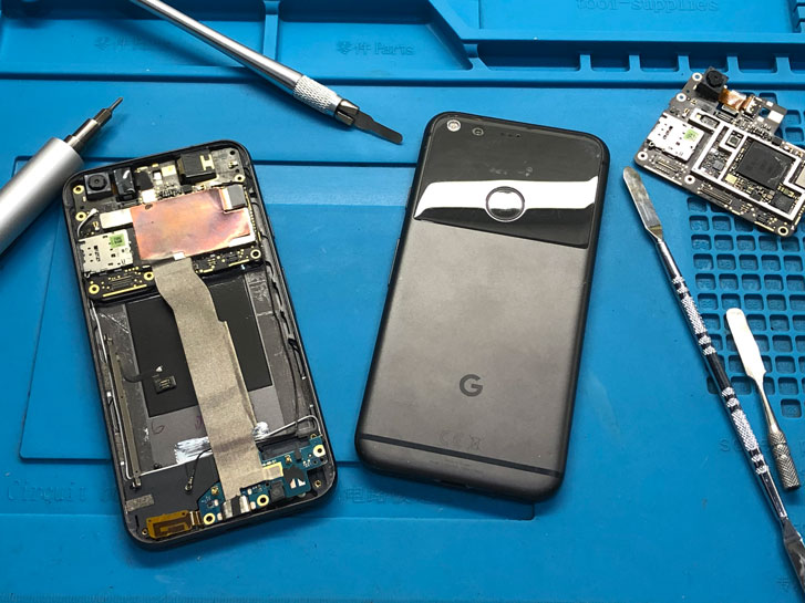 Ремонт разбитого стекла Pixel 6a