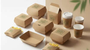 Паперова упаковка для доставки їжі від СмартЕкоПак