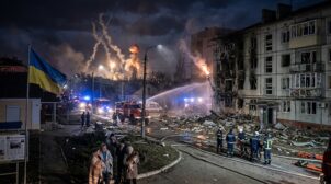 Обстріл України