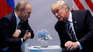 Путін та Дональд Трамп