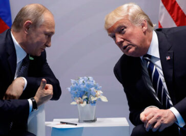 Путін та Дональд Трамп